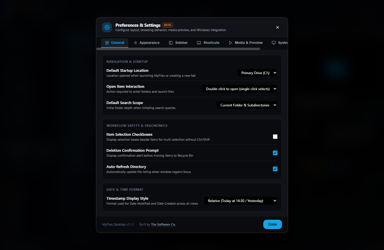 Preferences thumbnail